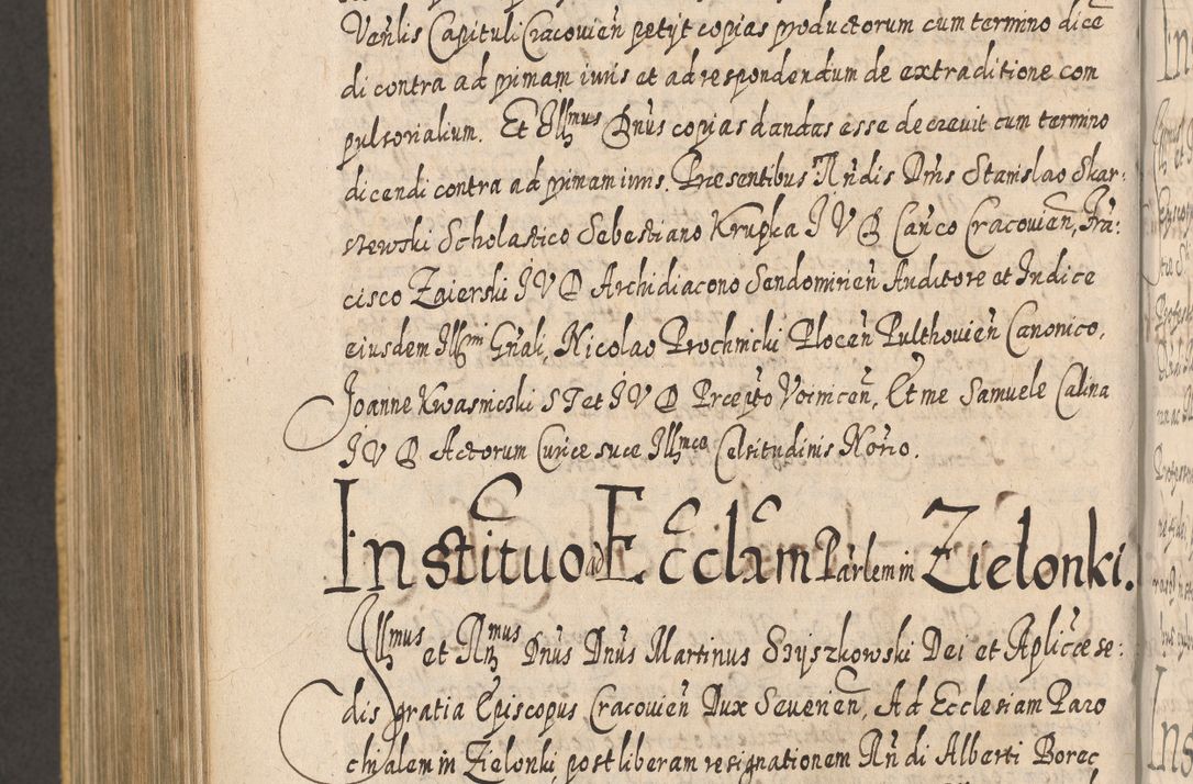 Zdjęcie nr 1068 dla obiektu archiwalnego: Acta actorum, causarum spiritualium, civilium, criminalium, obligationum, cessionum, decimarum, testamentorum R. D. Martini Szyszkowski, episcopi Cracoviensis, ducis Severiensis in annis 1617 - 1619. Tomus primus.