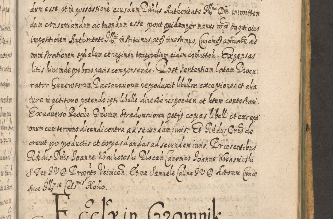 Zdjęcie nr 1061 dla obiektu archiwalnego: Acta actorum, causarum spiritualium, civilium, criminalium, obligationum, cessionum, decimarum, testamentorum R. D. Martini Szyszkowski, episcopi Cracoviensis, ducis Severiensis in annis 1617 - 1619. Tomus primus.