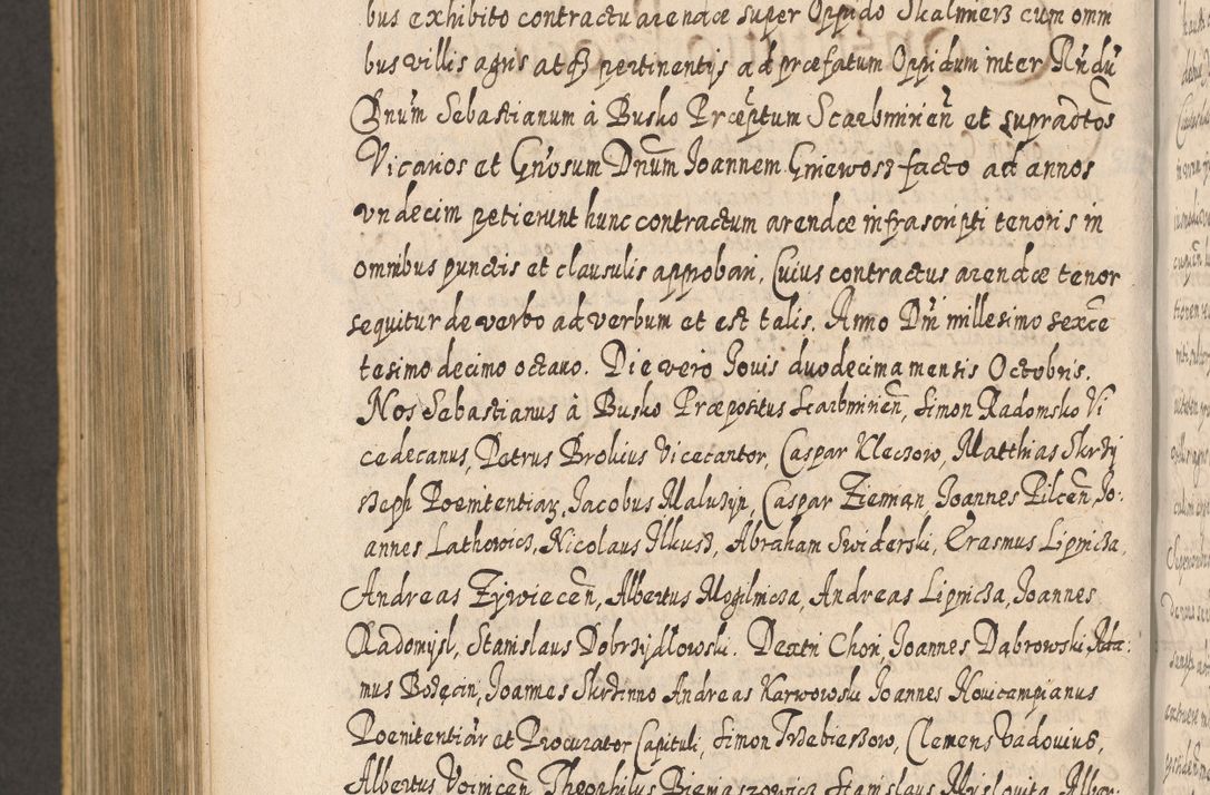 Zdjęcie nr 1056 dla obiektu archiwalnego: Acta actorum, causarum spiritualium, civilium, criminalium, obligationum, cessionum, decimarum, testamentorum R. D. Martini Szyszkowski, episcopi Cracoviensis, ducis Severiensis in annis 1617 - 1619. Tomus primus.