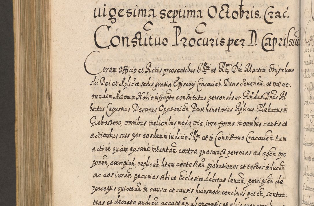 Zdjęcie nr 1054 dla obiektu archiwalnego: Acta actorum, causarum spiritualium, civilium, criminalium, obligationum, cessionum, decimarum, testamentorum R. D. Martini Szyszkowski, episcopi Cracoviensis, ducis Severiensis in annis 1617 - 1619. Tomus primus.