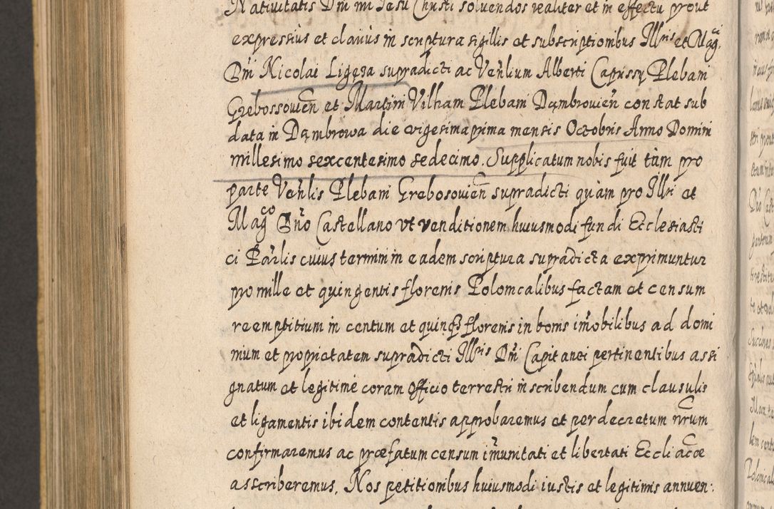 Zdjęcie nr 1052 dla obiektu archiwalnego: Acta actorum, causarum spiritualium, civilium, criminalium, obligationum, cessionum, decimarum, testamentorum R. D. Martini Szyszkowski, episcopi Cracoviensis, ducis Severiensis in annis 1617 - 1619. Tomus primus.