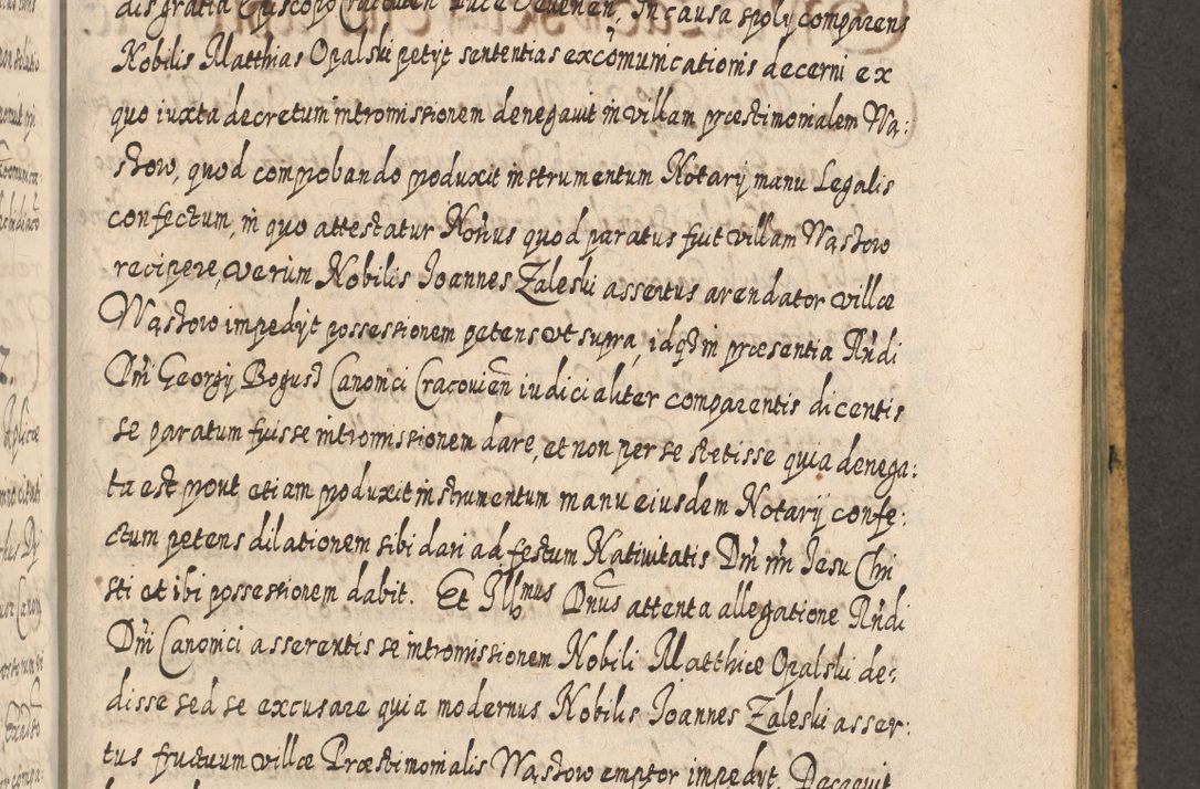 Zdjęcie nr 1049 dla obiektu archiwalnego: Acta actorum, causarum spiritualium, civilium, criminalium, obligationum, cessionum, decimarum, testamentorum R. D. Martini Szyszkowski, episcopi Cracoviensis, ducis Severiensis in annis 1617 - 1619. Tomus primus.