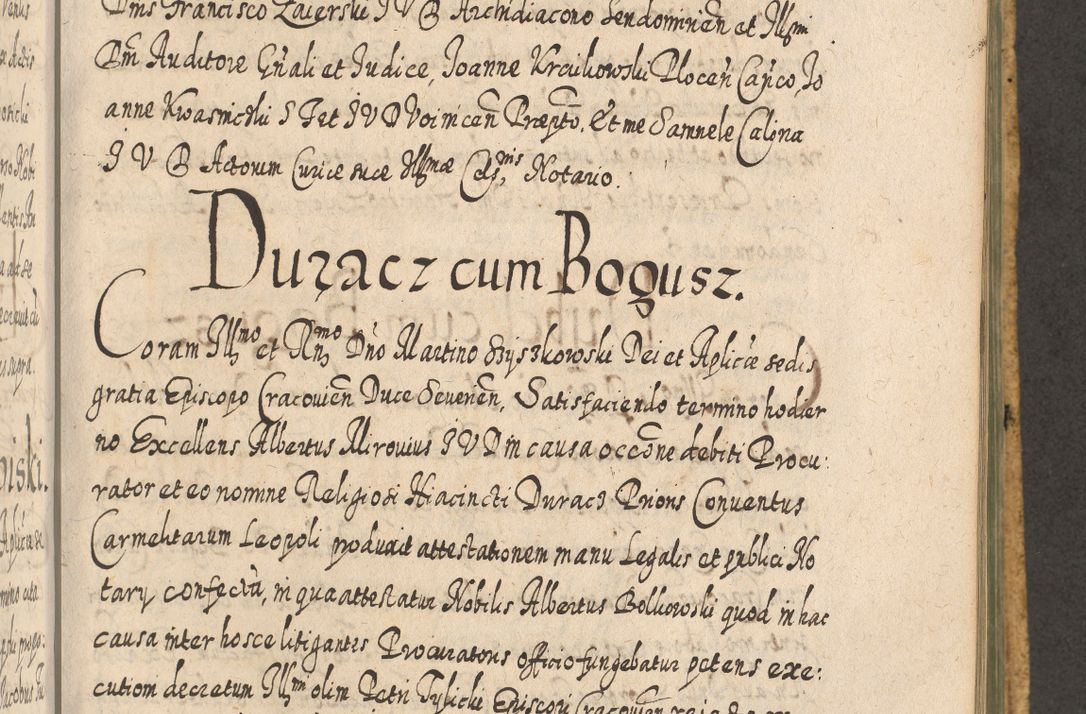 Zdjęcie nr 1047 dla obiektu archiwalnego: Acta actorum, causarum spiritualium, civilium, criminalium, obligationum, cessionum, decimarum, testamentorum R. D. Martini Szyszkowski, episcopi Cracoviensis, ducis Severiensis in annis 1617 - 1619. Tomus primus.