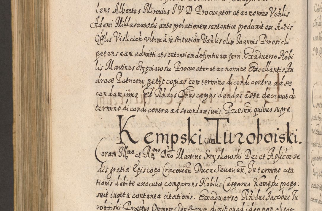 Zdjęcie nr 1046 dla obiektu archiwalnego: Acta actorum, causarum spiritualium, civilium, criminalium, obligationum, cessionum, decimarum, testamentorum R. D. Martini Szyszkowski, episcopi Cracoviensis, ducis Severiensis in annis 1617 - 1619. Tomus primus.