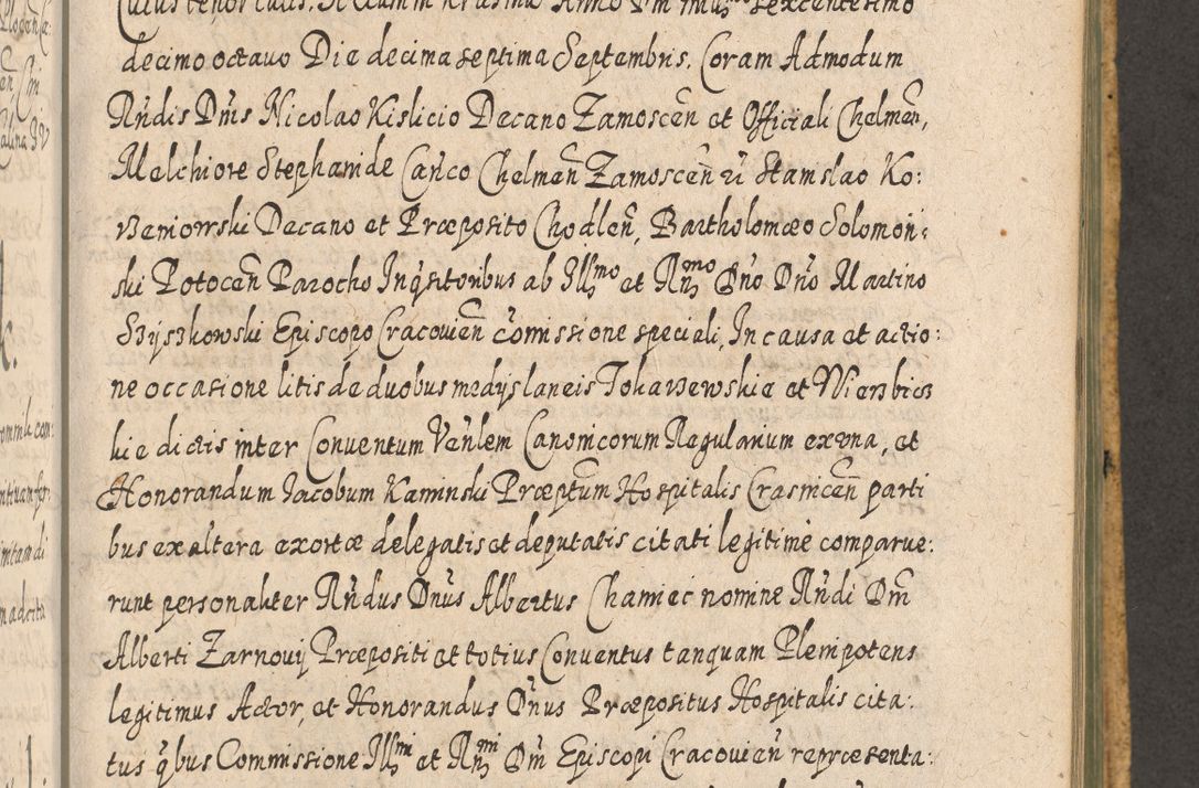 Zdjęcie nr 1031 dla obiektu archiwalnego: Acta actorum, causarum spiritualium, civilium, criminalium, obligationum, cessionum, decimarum, testamentorum R. D. Martini Szyszkowski, episcopi Cracoviensis, ducis Severiensis in annis 1617 - 1619. Tomus primus.