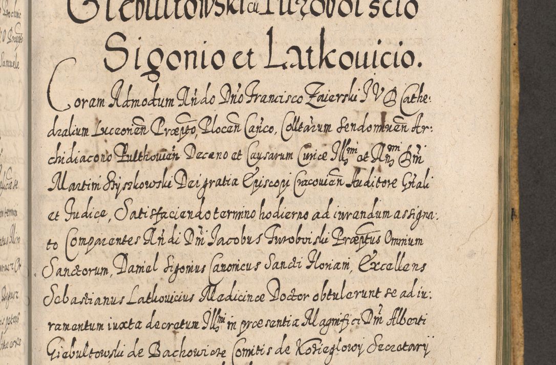 Zdjęcie nr 1029 dla obiektu archiwalnego: Acta actorum, causarum spiritualium, civilium, criminalium, obligationum, cessionum, decimarum, testamentorum R. D. Martini Szyszkowski, episcopi Cracoviensis, ducis Severiensis in annis 1617 - 1619. Tomus primus.