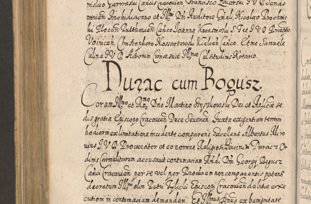 Zdjęcie nr 1028 dla obiektu archiwalnego: Acta actorum, causarum spiritualium, civilium, criminalium, obligationum, cessionum, decimarum, testamentorum R. D. Martini Szyszkowski, episcopi Cracoviensis, ducis Severiensis in annis 1617 - 1619. Tomus primus.