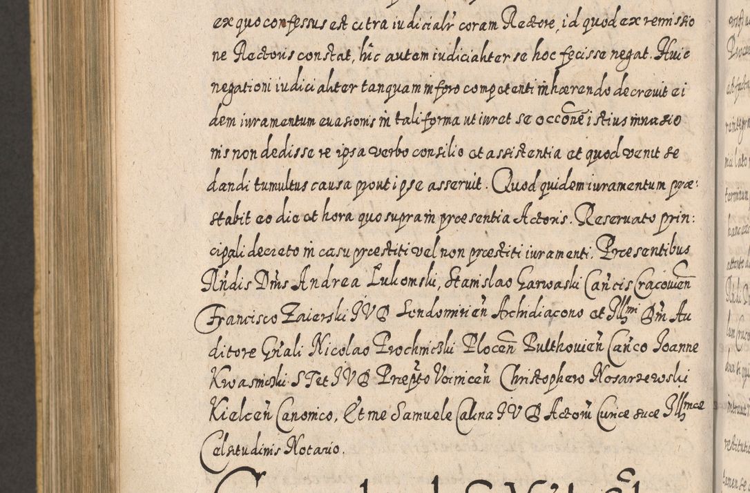 Zdjęcie nr 1026 dla obiektu archiwalnego: Acta actorum, causarum spiritualium, civilium, criminalium, obligationum, cessionum, decimarum, testamentorum R. D. Martini Szyszkowski, episcopi Cracoviensis, ducis Severiensis in annis 1617 - 1619. Tomus primus.