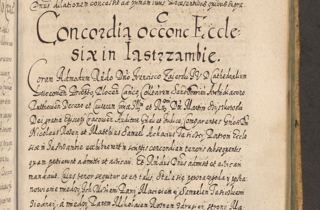 Zdjęcie nr 1017 dla obiektu archiwalnego: Acta actorum, causarum spiritualium, civilium, criminalium, obligationum, cessionum, decimarum, testamentorum R. D. Martini Szyszkowski, episcopi Cracoviensis, ducis Severiensis in annis 1617 - 1619. Tomus primus.