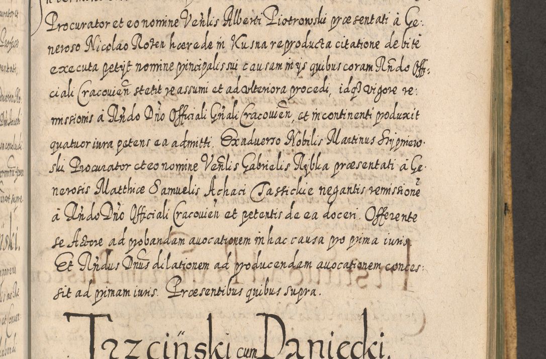 Zdjęcie nr 1013 dla obiektu archiwalnego: Acta actorum, causarum spiritualium, civilium, criminalium, obligationum, cessionum, decimarum, testamentorum R. D. Martini Szyszkowski, episcopi Cracoviensis, ducis Severiensis in annis 1617 - 1619. Tomus primus.