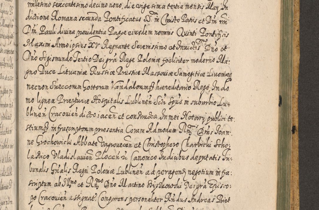 Zdjęcie nr 1401 dla obiektu archiwalnego: Acta actorum, causarum spiritualium, civilium, criminalium, obligationum, cessionum, decimarum, testamentorum R. D. Martini Szyszkowski, episcopi Cracoviensis, ducis Severiensis in annis 1617 - 1619. Tomus primus.