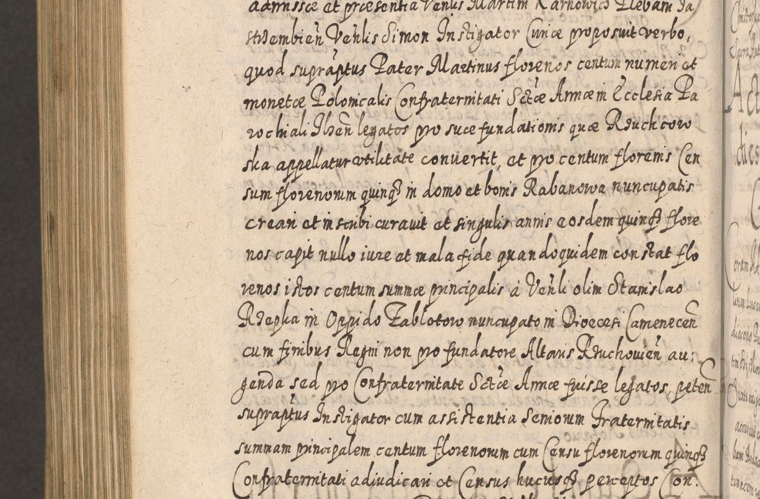 Zdjęcie nr 1398 dla obiektu archiwalnego: Acta actorum, causarum spiritualium, civilium, criminalium, obligationum, cessionum, decimarum, testamentorum R. D. Martini Szyszkowski, episcopi Cracoviensis, ducis Severiensis in annis 1617 - 1619. Tomus primus.