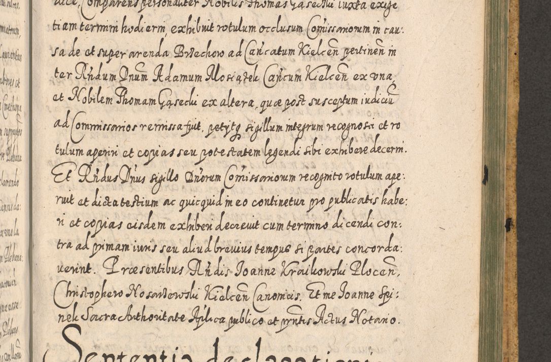 Zdjęcie nr 1389 dla obiektu archiwalnego: Acta actorum, causarum spiritualium, civilium, criminalium, obligationum, cessionum, decimarum, testamentorum R. D. Martini Szyszkowski, episcopi Cracoviensis, ducis Severiensis in annis 1617 - 1619. Tomus primus.