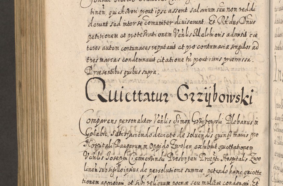 Zdjęcie nr 1386 dla obiektu archiwalnego: Acta actorum, causarum spiritualium, civilium, criminalium, obligationum, cessionum, decimarum, testamentorum R. D. Martini Szyszkowski, episcopi Cracoviensis, ducis Severiensis in annis 1617 - 1619. Tomus primus.