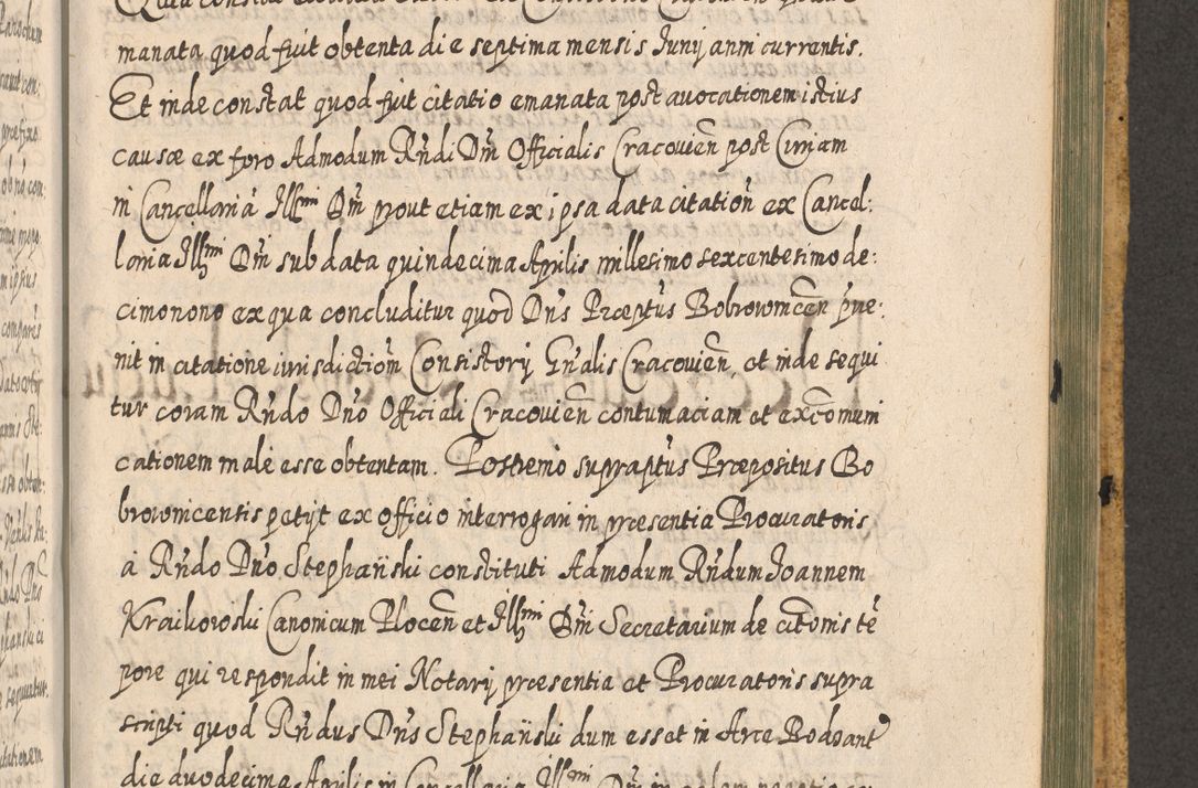 Zdjęcie nr 1383 dla obiektu archiwalnego: Acta actorum, causarum spiritualium, civilium, criminalium, obligationum, cessionum, decimarum, testamentorum R. D. Martini Szyszkowski, episcopi Cracoviensis, ducis Severiensis in annis 1617 - 1619. Tomus primus.