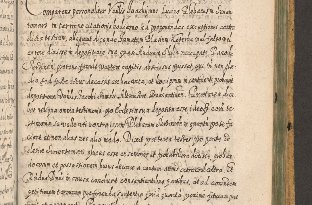 Zdjęcie nr 1369 dla obiektu archiwalnego: Acta actorum, causarum spiritualium, civilium, criminalium, obligationum, cessionum, decimarum, testamentorum R. D. Martini Szyszkowski, episcopi Cracoviensis, ducis Severiensis in annis 1617 - 1619. Tomus primus.
