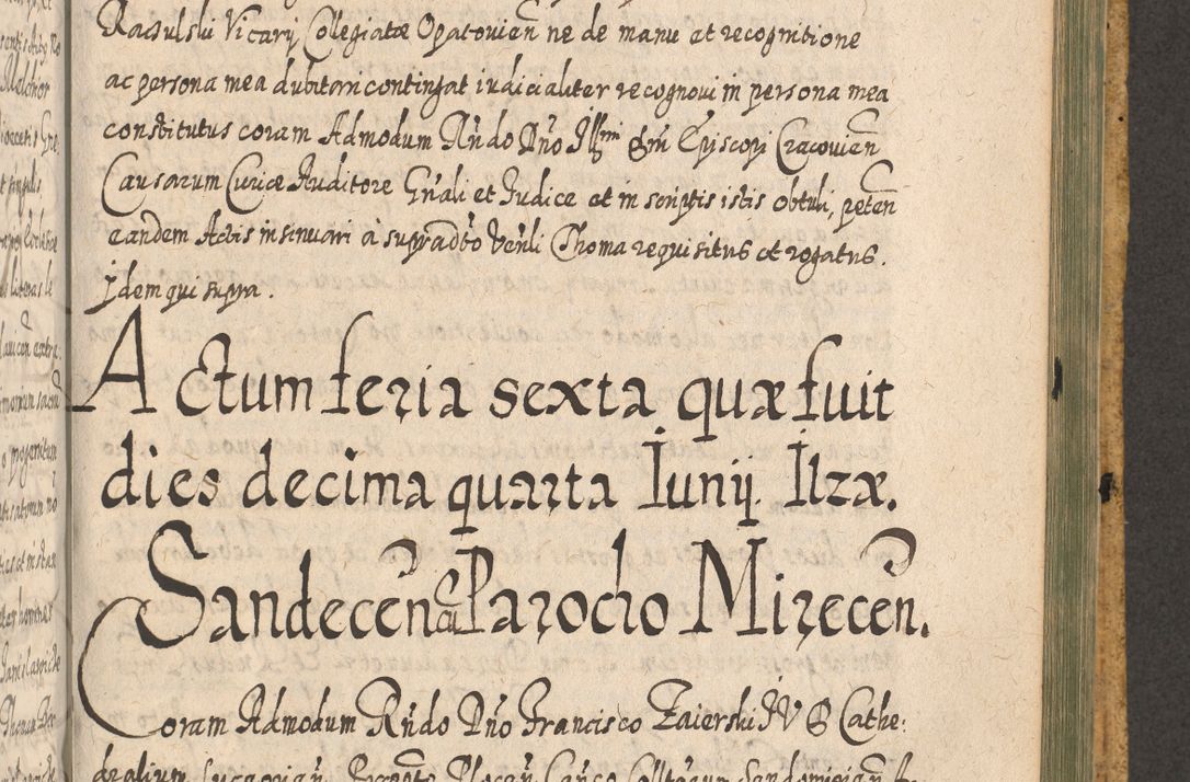 Zdjęcie nr 1367 dla obiektu archiwalnego: Acta actorum, causarum spiritualium, civilium, criminalium, obligationum, cessionum, decimarum, testamentorum R. D. Martini Szyszkowski, episcopi Cracoviensis, ducis Severiensis in annis 1617 - 1619. Tomus primus.