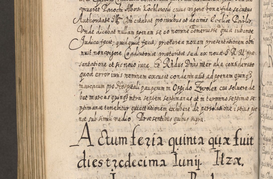 Zdjęcie nr 1364 dla obiektu archiwalnego: Acta actorum, causarum spiritualium, civilium, criminalium, obligationum, cessionum, decimarum, testamentorum R. D. Martini Szyszkowski, episcopi Cracoviensis, ducis Severiensis in annis 1617 - 1619. Tomus primus.