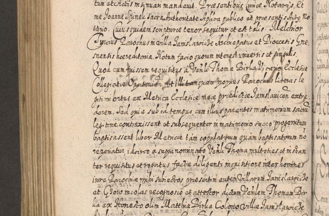 Zdjęcie nr 1366 dla obiektu archiwalnego: Acta actorum, causarum spiritualium, civilium, criminalium, obligationum, cessionum, decimarum, testamentorum R. D. Martini Szyszkowski, episcopi Cracoviensis, ducis Severiensis in annis 1617 - 1619. Tomus primus.
