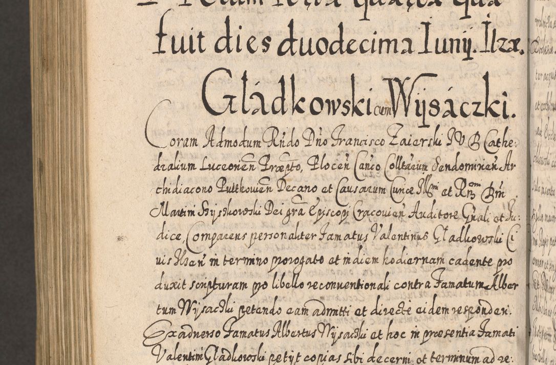 Zdjęcie nr 1362 dla obiektu archiwalnego: Acta actorum, causarum spiritualium, civilium, criminalium, obligationum, cessionum, decimarum, testamentorum R. D. Martini Szyszkowski, episcopi Cracoviensis, ducis Severiensis in annis 1617 - 1619. Tomus primus.