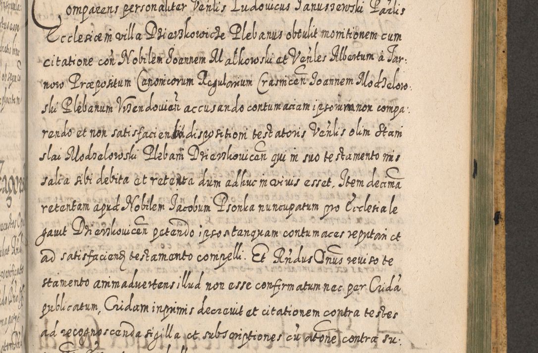 Zdjęcie nr 1359 dla obiektu archiwalnego: Acta actorum, causarum spiritualium, civilium, criminalium, obligationum, cessionum, decimarum, testamentorum R. D. Martini Szyszkowski, episcopi Cracoviensis, ducis Severiensis in annis 1617 - 1619. Tomus primus.