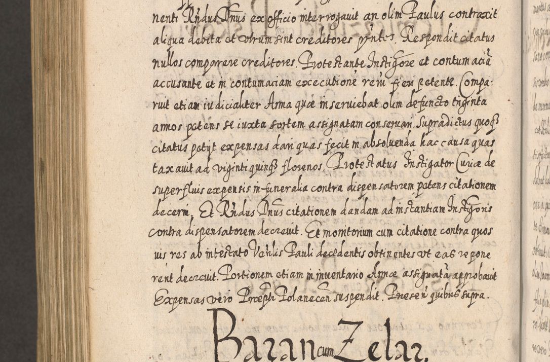 Zdjęcie nr 1348 dla obiektu archiwalnego: Acta actorum, causarum spiritualium, civilium, criminalium, obligationum, cessionum, decimarum, testamentorum R. D. Martini Szyszkowski, episcopi Cracoviensis, ducis Severiensis in annis 1617 - 1619. Tomus primus.