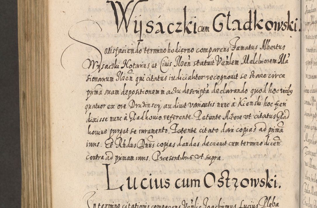 Zdjęcie nr 1350 dla obiektu archiwalnego: Acta actorum, causarum spiritualium, civilium, criminalium, obligationum, cessionum, decimarum, testamentorum R. D. Martini Szyszkowski, episcopi Cracoviensis, ducis Severiensis in annis 1617 - 1619. Tomus primus.