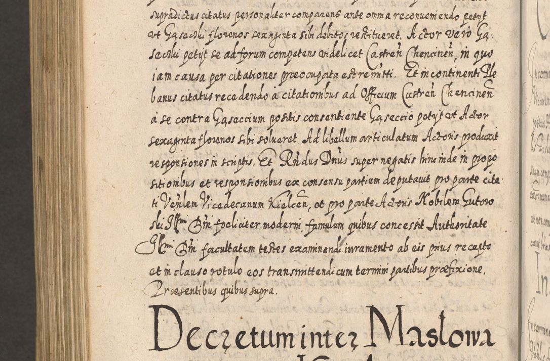 Zdjęcie nr 1346 dla obiektu archiwalnego: Acta actorum, causarum spiritualium, civilium, criminalium, obligationum, cessionum, decimarum, testamentorum R. D. Martini Szyszkowski, episcopi Cracoviensis, ducis Severiensis in annis 1617 - 1619. Tomus primus.