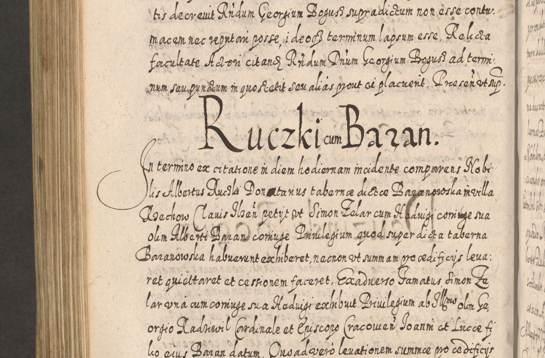 Zdjęcie nr 1344 dla obiektu archiwalnego: Acta actorum, causarum spiritualium, civilium, criminalium, obligationum, cessionum, decimarum, testamentorum R. D. Martini Szyszkowski, episcopi Cracoviensis, ducis Severiensis in annis 1617 - 1619. Tomus primus.