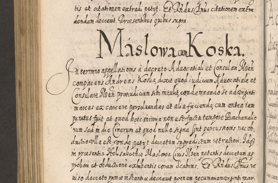 Zdjęcie nr 1340 dla obiektu archiwalnego: Acta actorum, causarum spiritualium, civilium, criminalium, obligationum, cessionum, decimarum, testamentorum R. D. Martini Szyszkowski, episcopi Cracoviensis, ducis Severiensis in annis 1617 - 1619. Tomus primus.