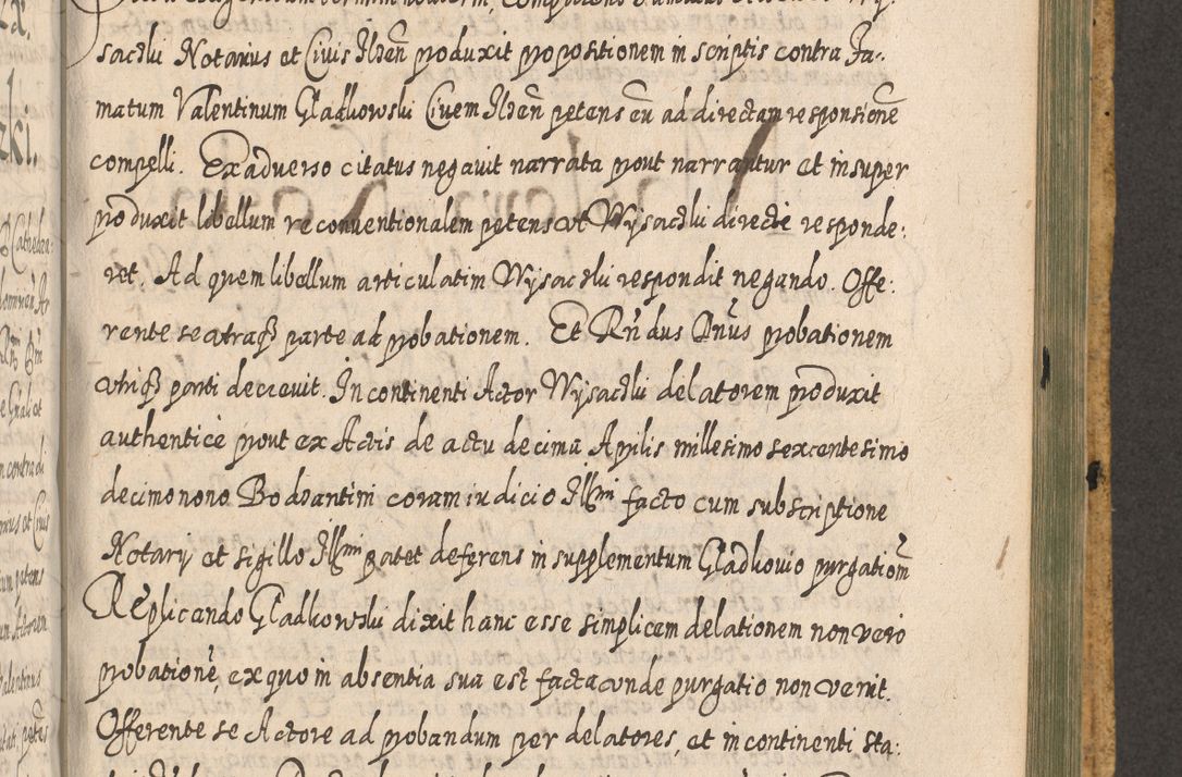 Zdjęcie nr 1339 dla obiektu archiwalnego: Acta actorum, causarum spiritualium, civilium, criminalium, obligationum, cessionum, decimarum, testamentorum R. D. Martini Szyszkowski, episcopi Cracoviensis, ducis Severiensis in annis 1617 - 1619. Tomus primus.