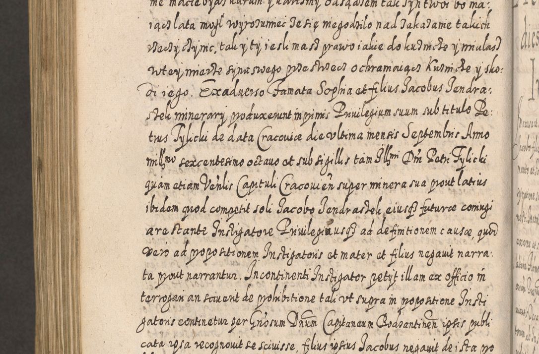 Zdjęcie nr 1334 dla obiektu archiwalnego: Acta actorum, causarum spiritualium, civilium, criminalium, obligationum, cessionum, decimarum, testamentorum R. D. Martini Szyszkowski, episcopi Cracoviensis, ducis Severiensis in annis 1617 - 1619. Tomus primus.