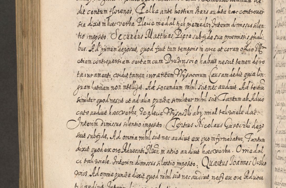 Zdjęcie nr 1328 dla obiektu archiwalnego: Acta actorum, causarum spiritualium, civilium, criminalium, obligationum, cessionum, decimarum, testamentorum R. D. Martini Szyszkowski, episcopi Cracoviensis, ducis Severiensis in annis 1617 - 1619. Tomus primus.