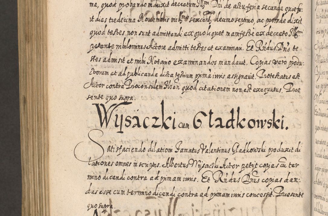 Zdjęcie nr 1326 dla obiektu archiwalnego: Acta actorum, causarum spiritualium, civilium, criminalium, obligationum, cessionum, decimarum, testamentorum R. D. Martini Szyszkowski, episcopi Cracoviensis, ducis Severiensis in annis 1617 - 1619. Tomus primus.