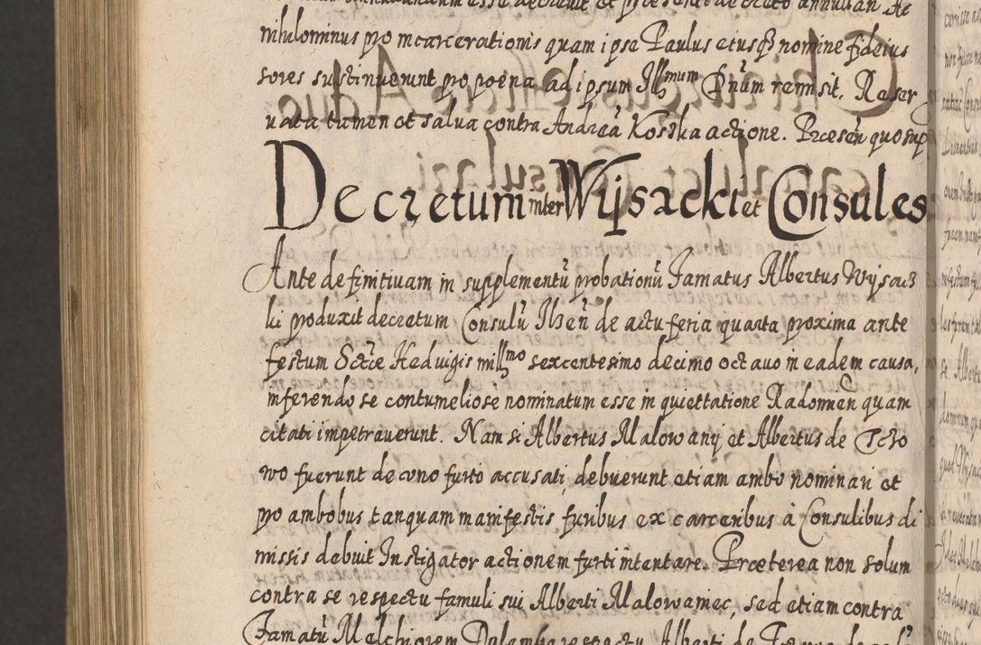 Zdjęcie nr 1320 dla obiektu archiwalnego: Acta actorum, causarum spiritualium, civilium, criminalium, obligationum, cessionum, decimarum, testamentorum R. D. Martini Szyszkowski, episcopi Cracoviensis, ducis Severiensis in annis 1617 - 1619. Tomus primus.