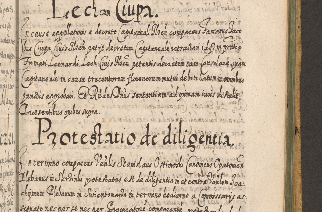 Zdjęcie nr 1313 dla obiektu archiwalnego: Acta actorum, causarum spiritualium, civilium, criminalium, obligationum, cessionum, decimarum, testamentorum R. D. Martini Szyszkowski, episcopi Cracoviensis, ducis Severiensis in annis 1617 - 1619. Tomus primus.