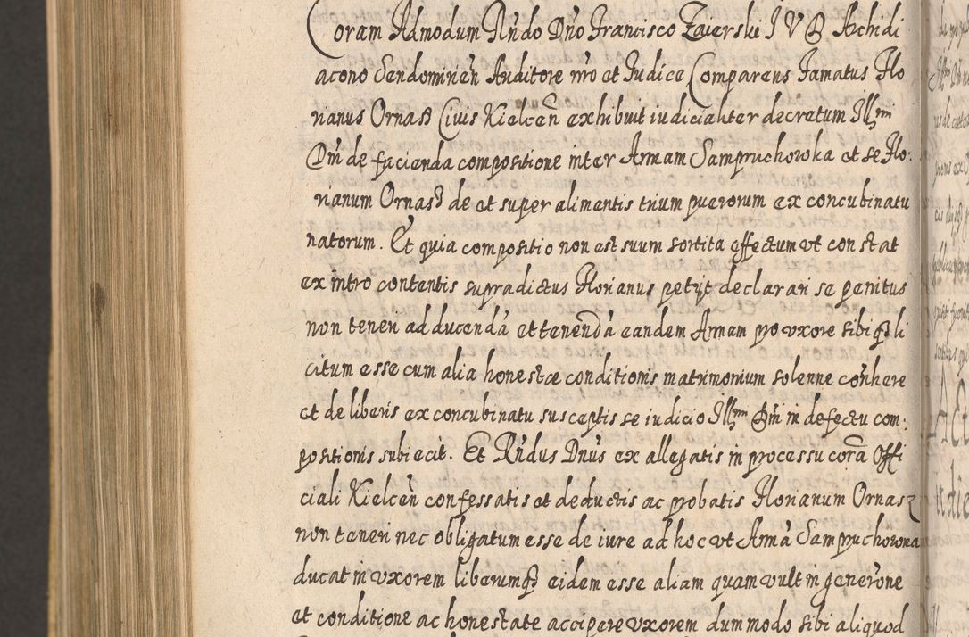 Zdjęcie nr 1308 dla obiektu archiwalnego: Acta actorum, causarum spiritualium, civilium, criminalium, obligationum, cessionum, decimarum, testamentorum R. D. Martini Szyszkowski, episcopi Cracoviensis, ducis Severiensis in annis 1617 - 1619. Tomus primus.
