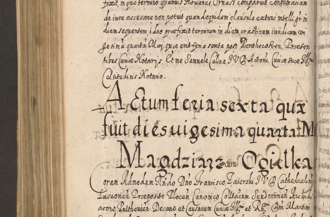 Zdjęcie nr 1306 dla obiektu archiwalnego: Acta actorum, causarum spiritualium, civilium, criminalium, obligationum, cessionum, decimarum, testamentorum R. D. Martini Szyszkowski, episcopi Cracoviensis, ducis Severiensis in annis 1617 - 1619. Tomus primus.