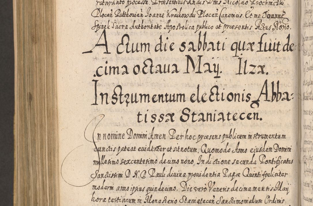 Zdjęcie nr 1300 dla obiektu archiwalnego: Acta actorum, causarum spiritualium, civilium, criminalium, obligationum, cessionum, decimarum, testamentorum R. D. Martini Szyszkowski, episcopi Cracoviensis, ducis Severiensis in annis 1617 - 1619. Tomus primus.