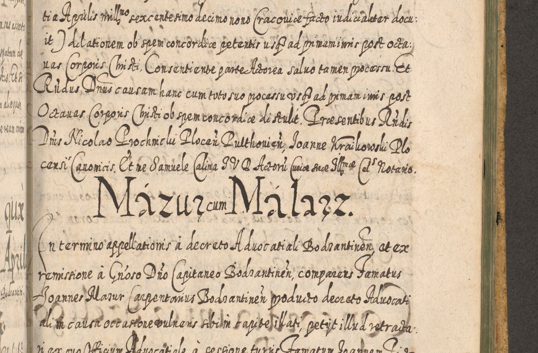 Zdjęcie nr 1291 dla obiektu archiwalnego: Acta actorum, causarum spiritualium, civilium, criminalium, obligationum, cessionum, decimarum, testamentorum R. D. Martini Szyszkowski, episcopi Cracoviensis, ducis Severiensis in annis 1617 - 1619. Tomus primus.