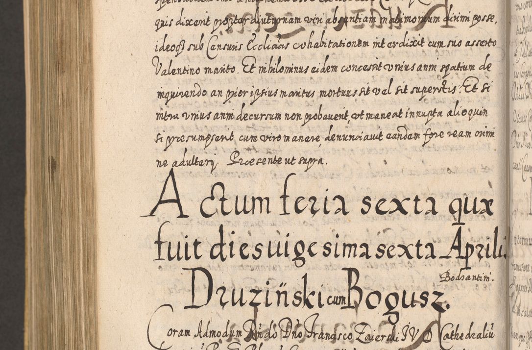 Zdjęcie nr 1290 dla obiektu archiwalnego: Acta actorum, causarum spiritualium, civilium, criminalium, obligationum, cessionum, decimarum, testamentorum R. D. Martini Szyszkowski, episcopi Cracoviensis, ducis Severiensis in annis 1617 - 1619. Tomus primus.