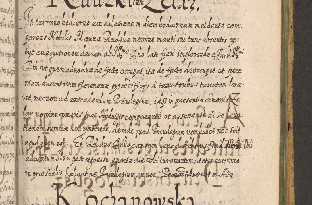 Zdjęcie nr 1289 dla obiektu archiwalnego: Acta actorum, causarum spiritualium, civilium, criminalium, obligationum, cessionum, decimarum, testamentorum R. D. Martini Szyszkowski, episcopi Cracoviensis, ducis Severiensis in annis 1617 - 1619. Tomus primus.