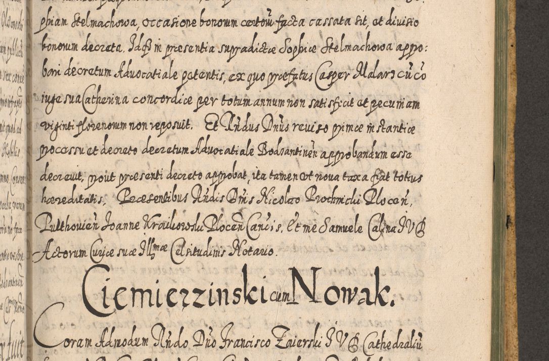 Zdjęcie nr 1287 dla obiektu archiwalnego: Acta actorum, causarum spiritualium, civilium, criminalium, obligationum, cessionum, decimarum, testamentorum R. D. Martini Szyszkowski, episcopi Cracoviensis, ducis Severiensis in annis 1617 - 1619. Tomus primus.