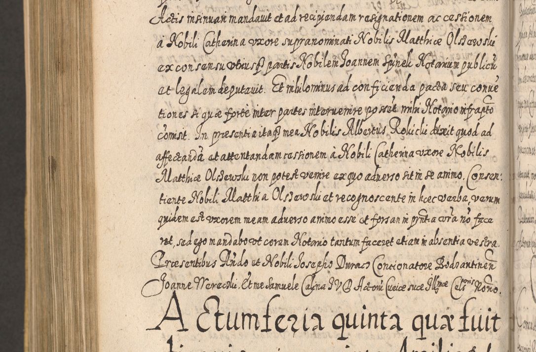 Zdjęcie nr 1286 dla obiektu archiwalnego: Acta actorum, causarum spiritualium, civilium, criminalium, obligationum, cessionum, decimarum, testamentorum R. D. Martini Szyszkowski, episcopi Cracoviensis, ducis Severiensis in annis 1617 - 1619. Tomus primus.
