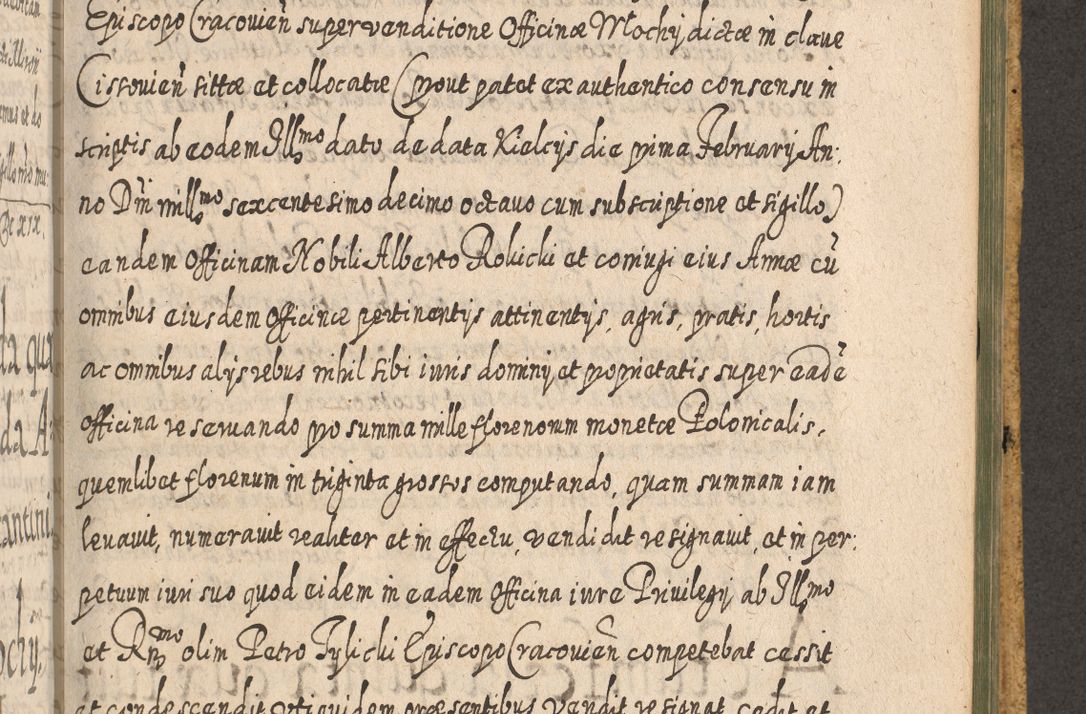 Zdjęcie nr 1285 dla obiektu archiwalnego: Acta actorum, causarum spiritualium, civilium, criminalium, obligationum, cessionum, decimarum, testamentorum R. D. Martini Szyszkowski, episcopi Cracoviensis, ducis Severiensis in annis 1617 - 1619. Tomus primus.