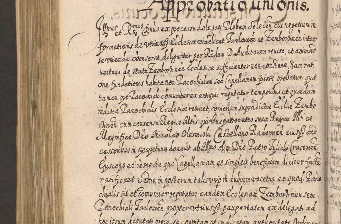 Zdjęcie nr 1282 dla obiektu archiwalnego: Acta actorum, causarum spiritualium, civilium, criminalium, obligationum, cessionum, decimarum, testamentorum R. D. Martini Szyszkowski, episcopi Cracoviensis, ducis Severiensis in annis 1617 - 1619. Tomus primus.