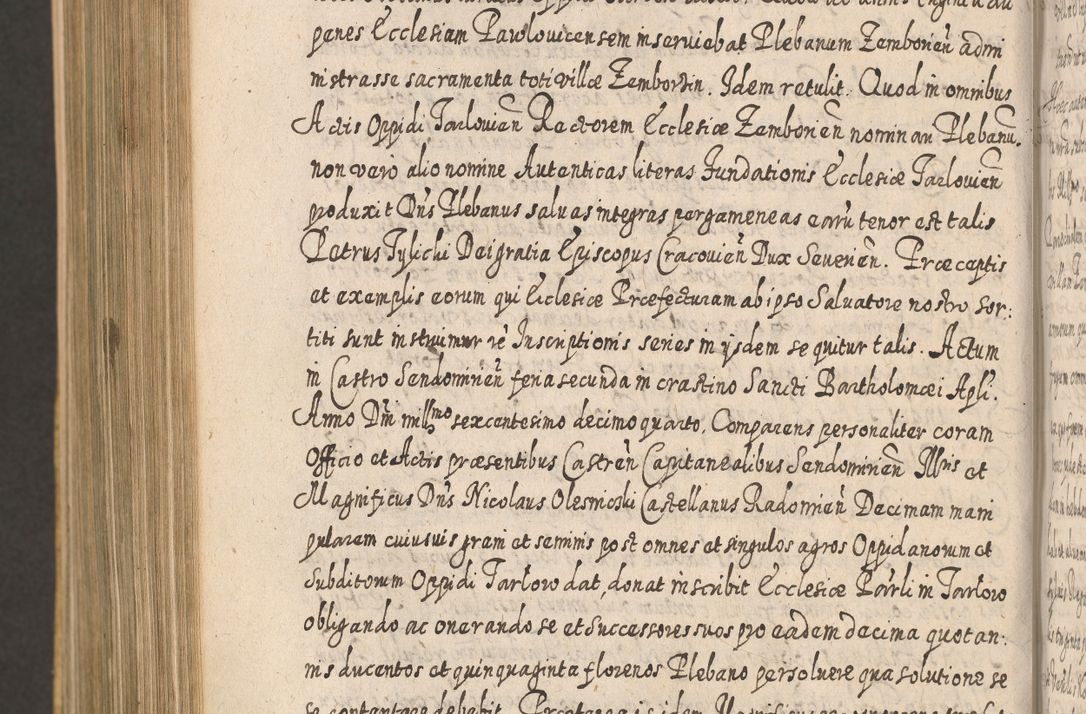 Zdjęcie nr 1276 dla obiektu archiwalnego: Acta actorum, causarum spiritualium, civilium, criminalium, obligationum, cessionum, decimarum, testamentorum R. D. Martini Szyszkowski, episcopi Cracoviensis, ducis Severiensis in annis 1617 - 1619. Tomus primus.