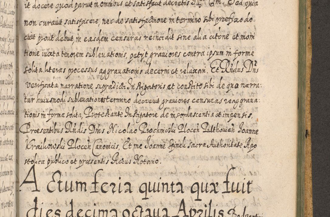 Zdjęcie nr 1271 dla obiektu archiwalnego: Acta actorum, causarum spiritualium, civilium, criminalium, obligationum, cessionum, decimarum, testamentorum R. D. Martini Szyszkowski, episcopi Cracoviensis, ducis Severiensis in annis 1617 - 1619. Tomus primus.