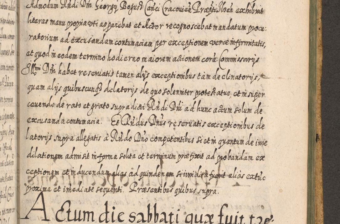 Zdjęcie nr 1259 dla obiektu archiwalnego: Acta actorum, causarum spiritualium, civilium, criminalium, obligationum, cessionum, decimarum, testamentorum R. D. Martini Szyszkowski, episcopi Cracoviensis, ducis Severiensis in annis 1617 - 1619. Tomus primus.