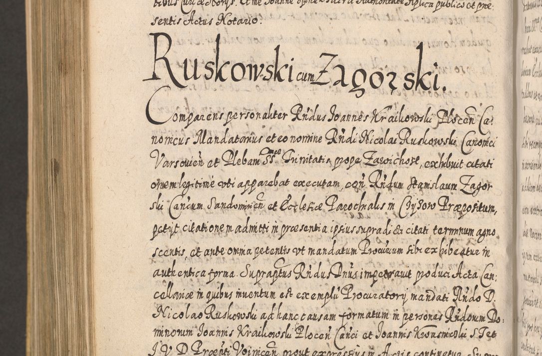 Zdjęcie nr 1256 dla obiektu archiwalnego: Acta actorum, causarum spiritualium, civilium, criminalium, obligationum, cessionum, decimarum, testamentorum R. D. Martini Szyszkowski, episcopi Cracoviensis, ducis Severiensis in annis 1617 - 1619. Tomus primus.